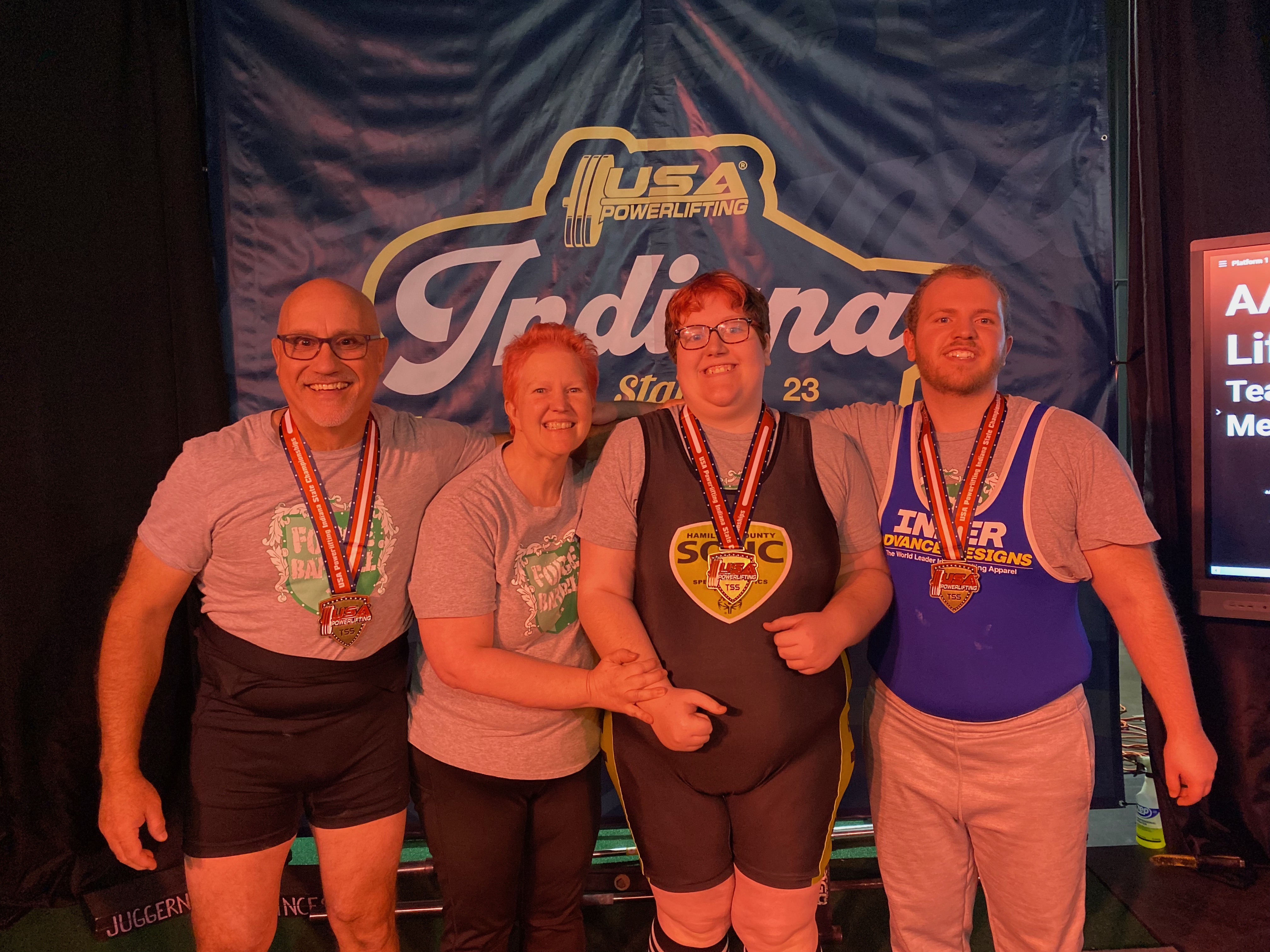 Smith Family at the USA Powerlifting State Championships